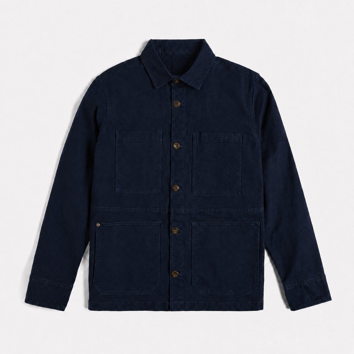 The Utility Jacket — limited, tonal SEWN embroidery